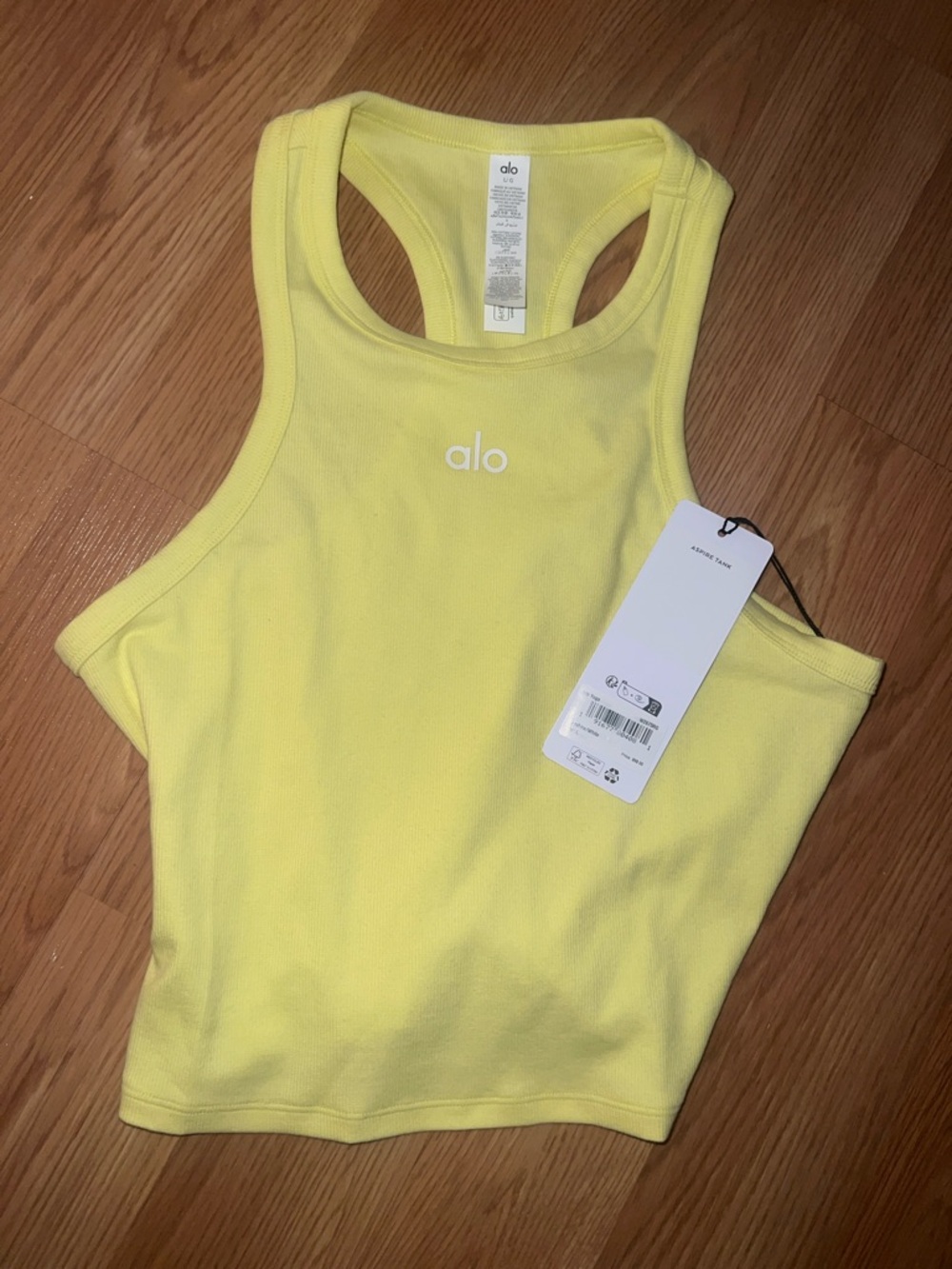 VIRAL🚨NWT ALO ASPIRE TANK NEW RELEASE COLOR SUNSHINE 🚨
